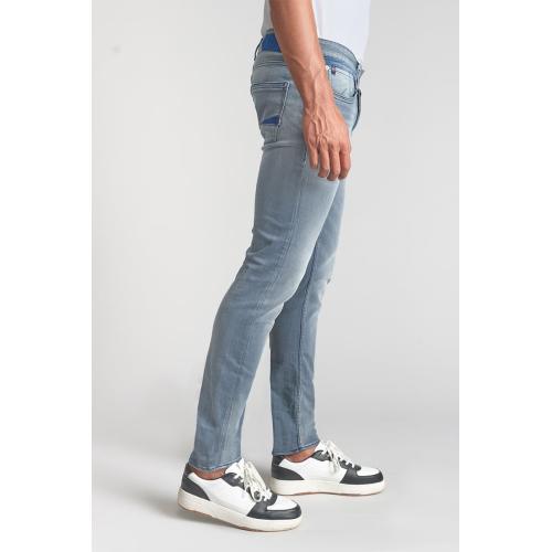 Jeans ajusté stretch 700/11, longueur 34 bleu Zeke en coton Jean homme
