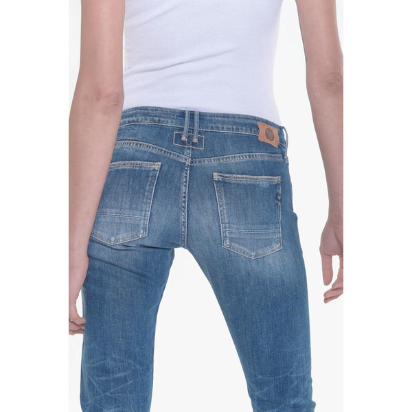 Jeans boyfit 200/43, longueur 34 bleu en coton Ora Le Temps des Cerises Mode femme