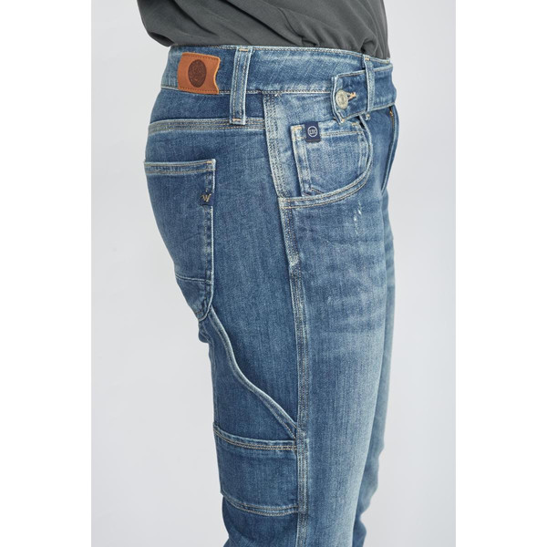 Jeans boyfit 200/43, longueur 34 bleu en coton Julia Le Temps des Cerises