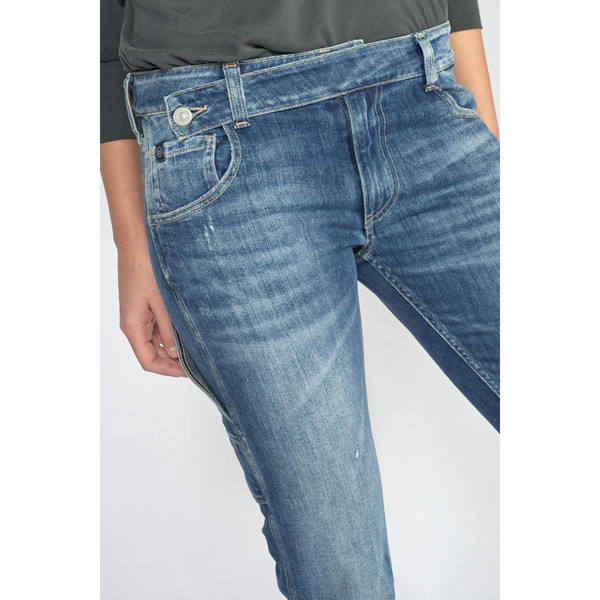 Jeans boyfit 200/43, longueur 34 bleu en coton Julia Le Temps des Cerises Mode femme