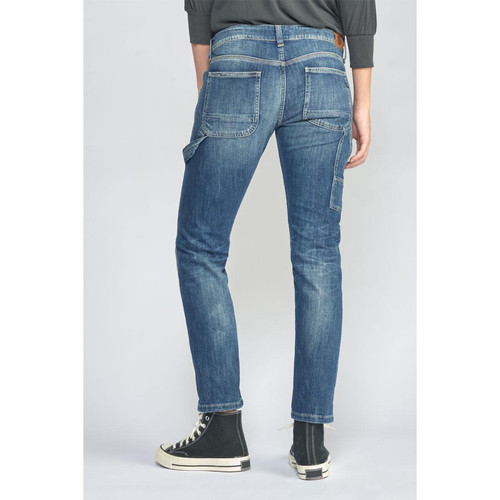 Jeans boyfit 200/43, longueur 34 bleu en coton Julia Le Temps des Cerises