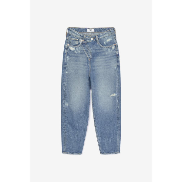 Jeans boyfit COSA, 7/8ème bleu en coton Pantalon / Jean / Legging  fille