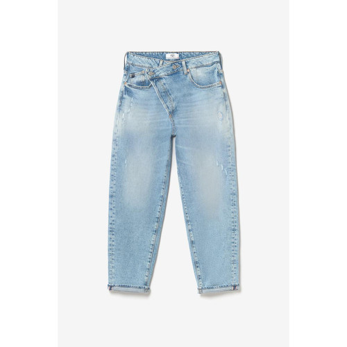 Jeans boyfit cosy, 7/8ème bleu en coton Wynn Le Temps des Cerises