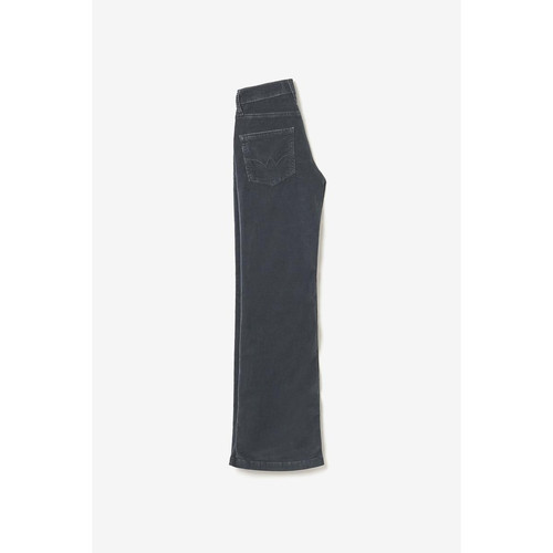 Jeans Flare velours anthracite gris en coton Pantalon / Jean / Legging  fille