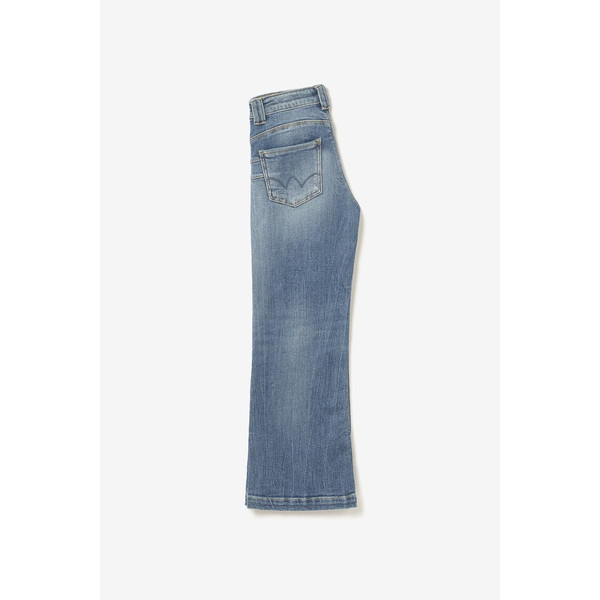 Jeans flare, très évasé, longueur 33 bleu en coton Pantalon / Jean / Legging  fille