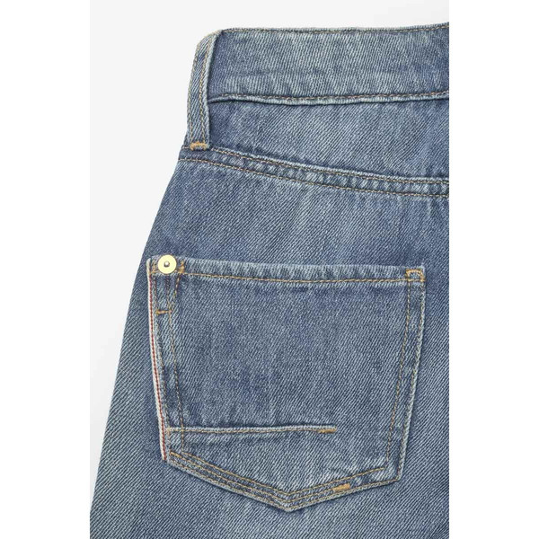Jeans loose, large ARNAU, longueur 34 bleu en coton Le Temps des Cerises LES ESSENTIELS ENFANTS