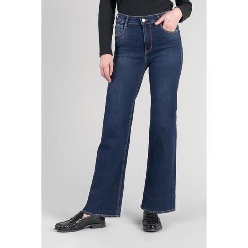 Le Temps Des Cerises - Jeans push-up regular, droit taille haute PULP, 7/8ème bleu Alice - Promo Mode femme