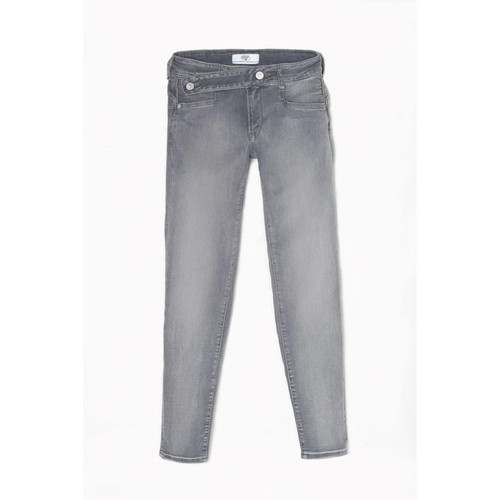 Le Temps des Cerises - Jeans push-up slim PULP, 7/8ème gris en coton Hope - Jean taille normale femme