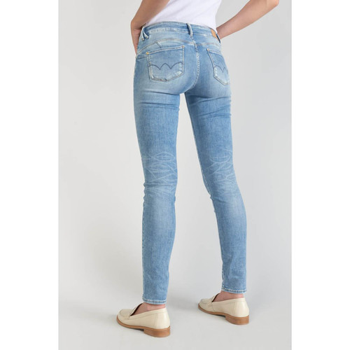 Jeans push-up slim PULP, longueur 34 bleu en coton Clara Le Temps des Cerises Mode femme