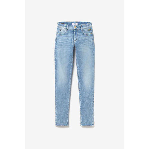 Jeans push-up slim PULP, longueur 34 bleu en coton Clara Le Temps des Cerises