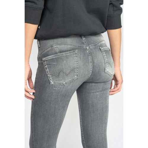 Jeans push-up slim PULP, 7/8ème gris en coton Sia Jean droit femme