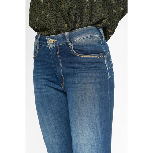 Jeans push-up slim taille haute PULP, 7/8ème bleu en coton Lola Le Temps des Cerises Mode femme