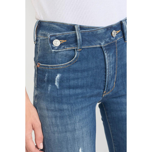 Jeans push-up slim taille haute PULP, longueur 34 bleu en coton Anya Le Temps des Cerises Mode femme