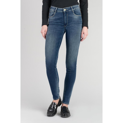 Jeans push-up slim taille haute PULP, longueur 34 bleu en coton Maya Le Temps des Cerises Mode femme