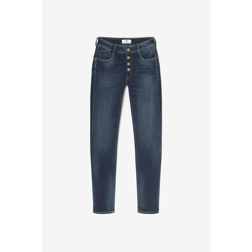 Jeans push-up slim taille haute PULP, longueur 34 bleu en coton Lola Le Temps des Cerises