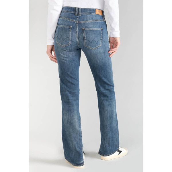 jeans Basic 400/19 mom taille haute vintage bleu N°3 en coton Le Temps des Cerises Mode femme