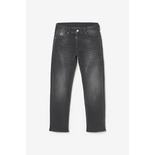 Jeans regular, droit 800/16, longueur 34 noir en coton  Le Temps des Cerises LES ESSENTIELS ENFANTS