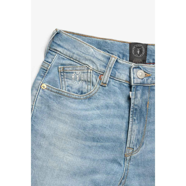 Jeans regular, droit 800/16, longueur 34 bleu en coton Le Temps des Cerises