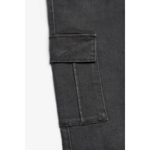 Jeans regular Cure, droit 800/16, longueur 34 noir en coton  Pantalon / Jean / Jogging garçon