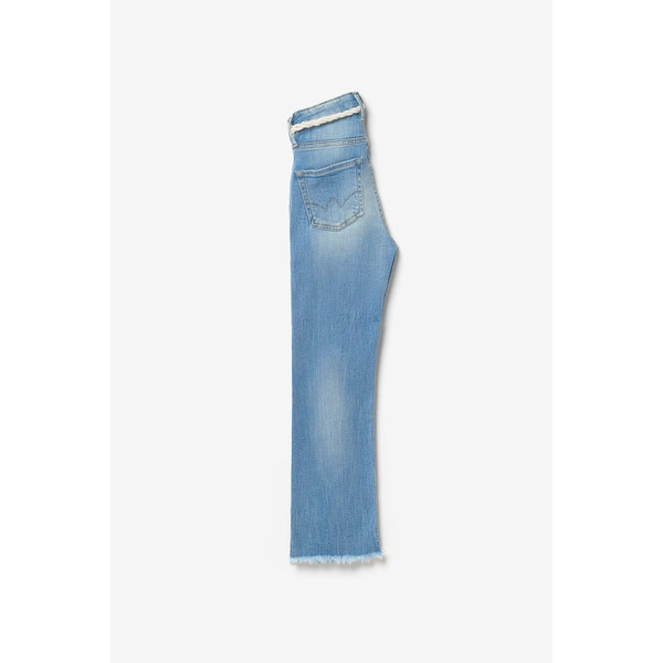 Jeans regular, droit PRECIA, 7/8ème bleu en coton Le Temps des Cerises LES ESSENTIELS ENFANTS