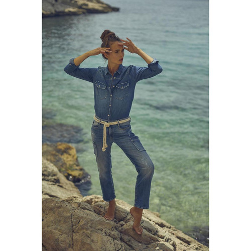 Le Temps des Cerises - Jeans regular, droit PRECIEUX, 7/8ème - Mode femme bleu