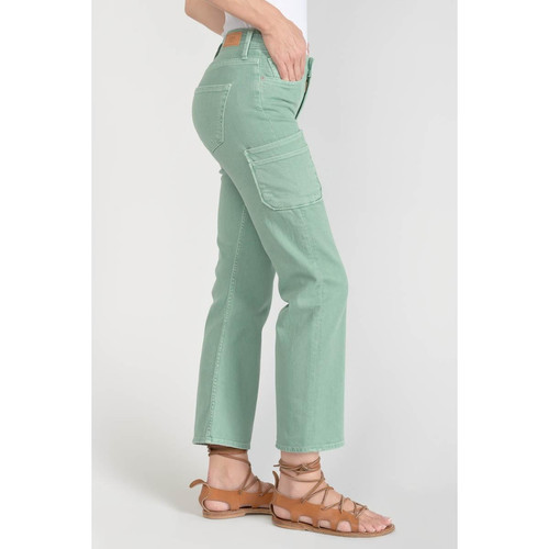 Jeans regular, droit PRECIEUX, 7/8ème vert en coton Jean droit femme