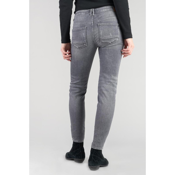 Jeans skinny POWER, 7/8ème gris Louise Le Temps Des Cerises Mode femme