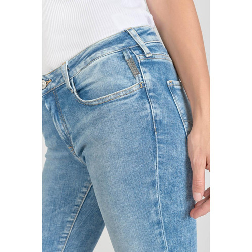 Jeans skinny POWER, 7/8ème bleu en coton Yara Jean droit femme