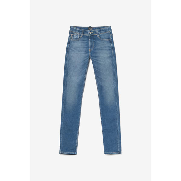 Jeans slim vintage BLUE JOGG Maxx, longueur 34 bleu en coton  Le Temps des Cerises LES ESSENTIELS ENFANTS