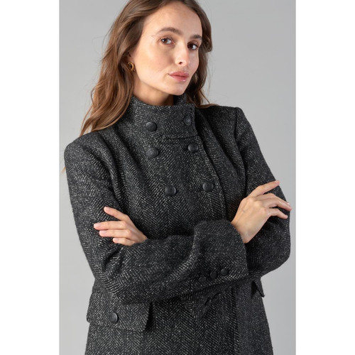 Manteau CAPUCIN - Noir Le Temps des Cerises Mode femme