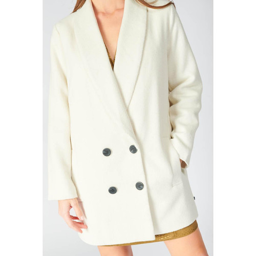 Manteau MARANDA blanc Le Temps des Cerises Mode femme