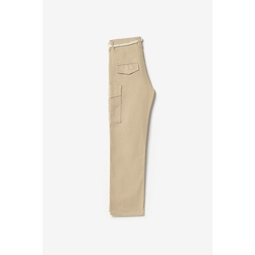 Pantalon cargo Caste beige sable blanc en coton Pantalon / Jean / Legging  fille