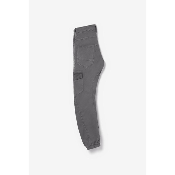 Pantalon Tobati tapered arqué anthracite gris en coton Pantalon / Jean / Jogging garçon