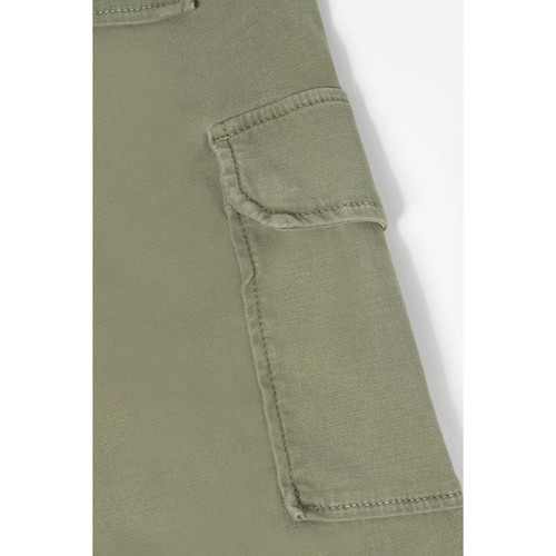 Pantalon slim BALARD vert en coton Le Temps des Cerises Mode femme