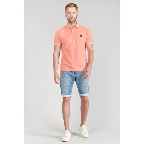 Polo Dylon saumon orange en coton T-shirt / Polo homme