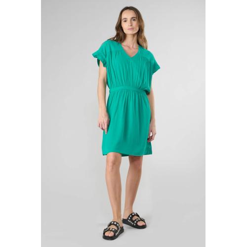 Le Temps des Cerises - Robe droite JOLIBOI - Robes courtes femme vert