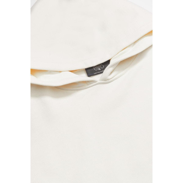 Sweat-Shirt capuche BRUNOBO blanc en coton Pull / Gilet / Sweatshirt garçon