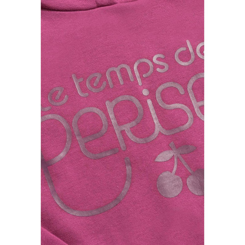 Sweat Celiagi framboise rose en coton Le Temps des Cerises