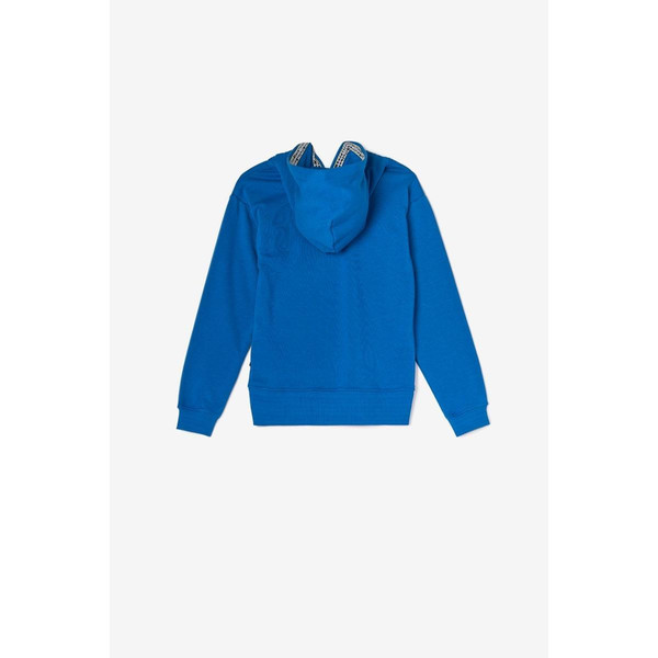 Sweat-Shirt capuche SPYBO bleu en coton Le Temps des Cerises