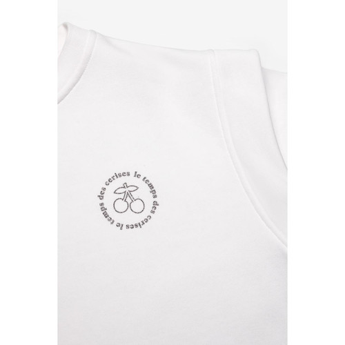 Sweat-Shirt VINEGI blanc en coton Pull / Gilet / Sweatshirt fille