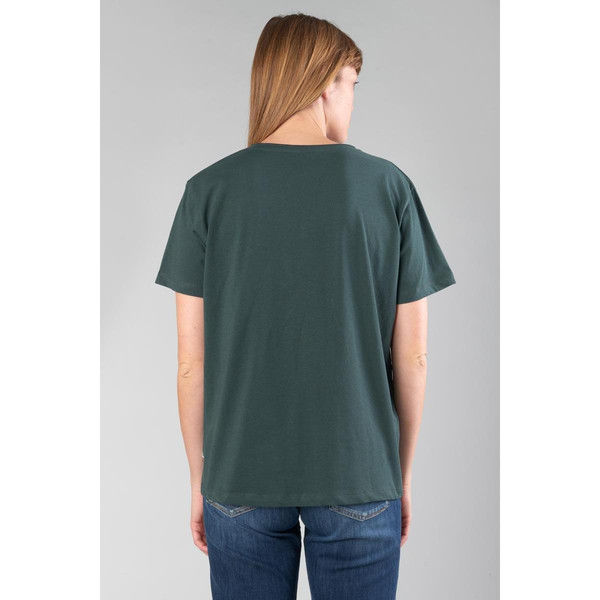 Tee-hirt INK vert en coton T-shirt manches courtes