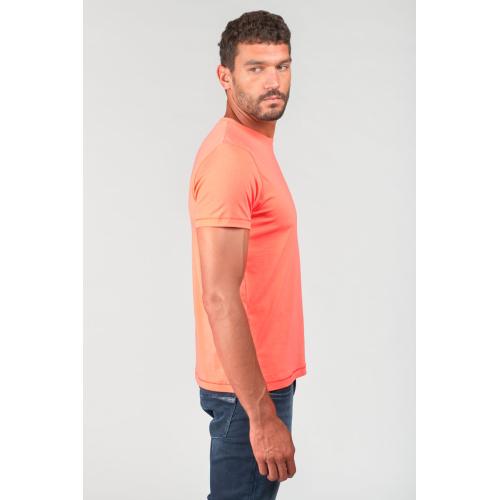 Tee-Shirt BROWN orange Jacob en coton Le Temps des Cerises