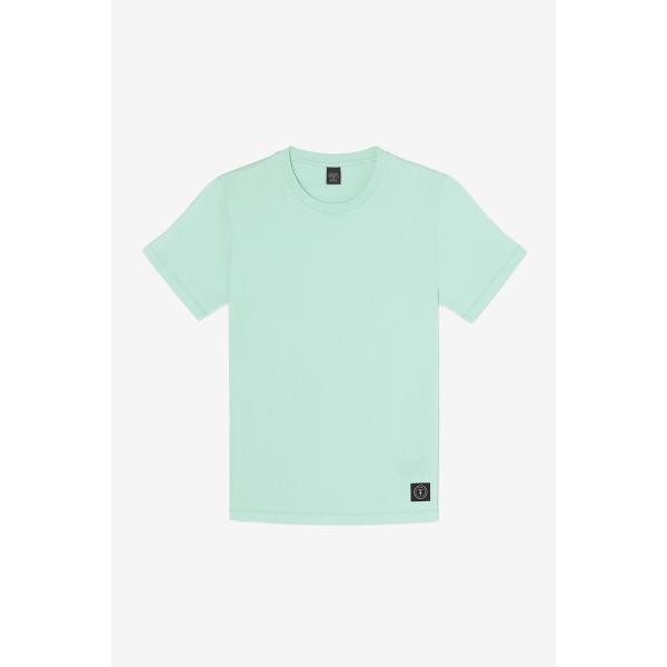 Tee-Shirt BROWN bleu turquoise Xer en coton Le Temps des Cerises LES ESSENTIELS HOMME