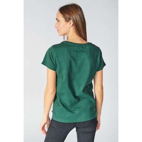 T-shirt Frankie vert sapin en coton T-shirt manches courtes