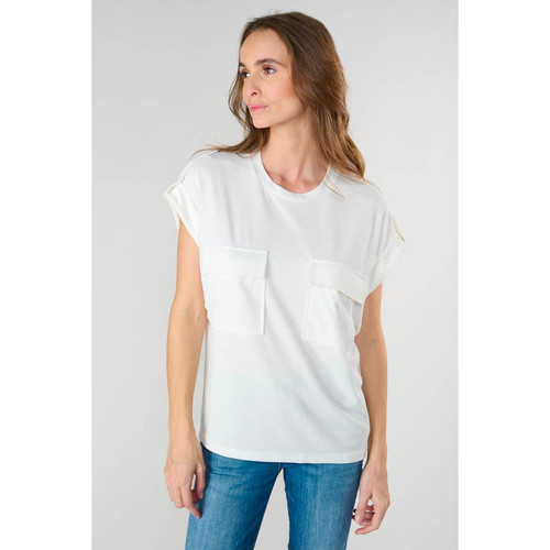Le Temps des Cerises - Tee-Shirt FREESIA - Vetements femme blanc
