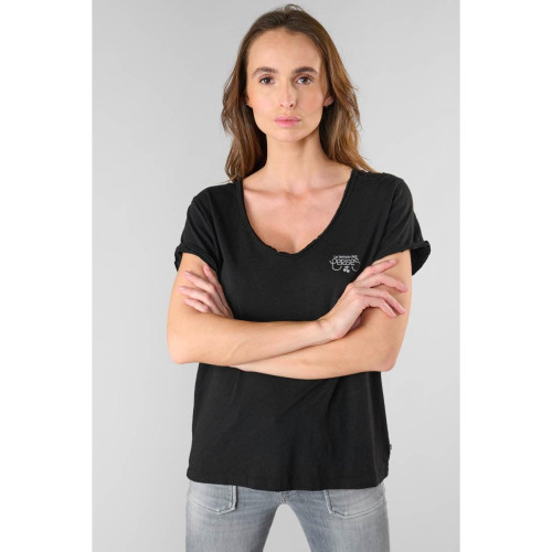 Le Temps des Cerises - Tee-Shirt ISABELLA - T shirts manches courtes femme noir