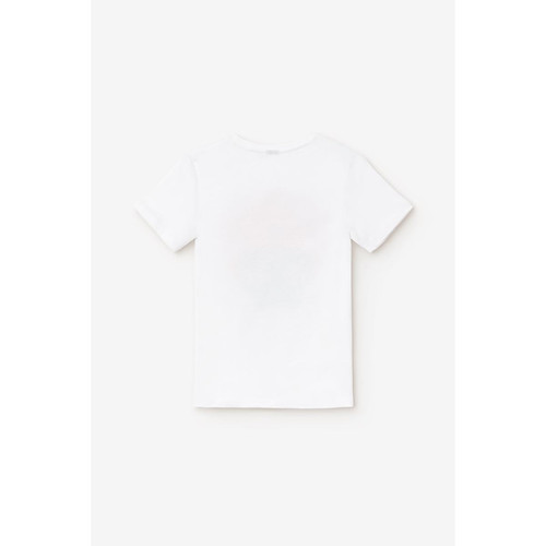 T-shirt Kabibo blanc imprimé en coton Le Temps des Cerises