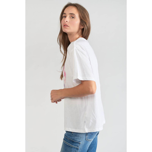 Tee-Shirt MOONA blanc en coton Le Temps des Cerises Mode femme