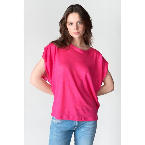Le Temps des Cerises - Tee-Shirt MUFLIER - Vetements femme rose