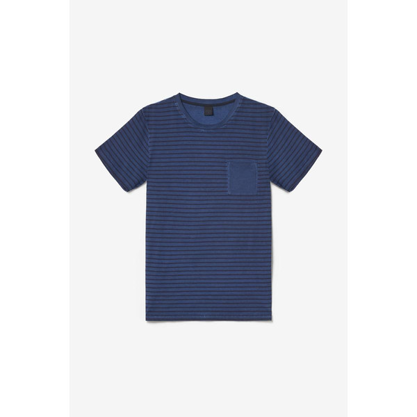 Tee-Shirt RABLE bleu en coton T-shirt / Polo homme